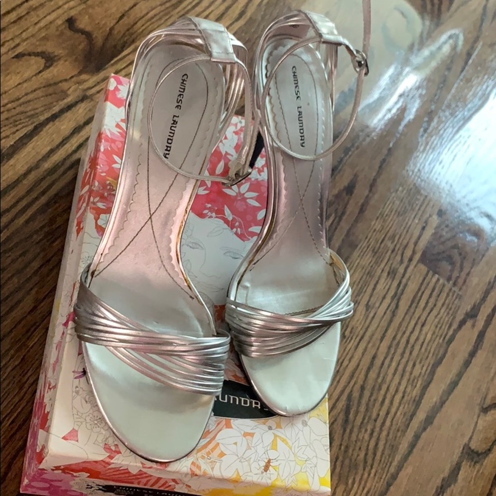 Silver heels